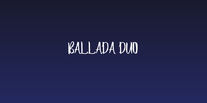 Ballada duo Social Header