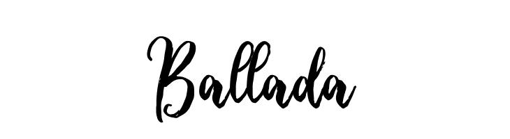 Ballada  les polices de caractères gratuit tlcharger