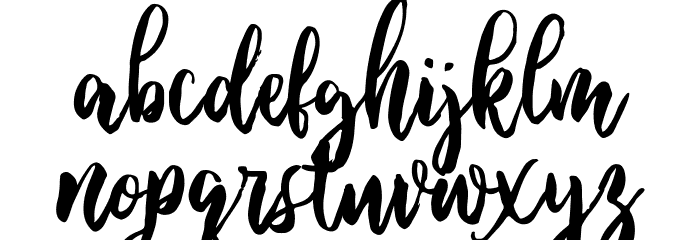 Ballada Font LOWERCASE