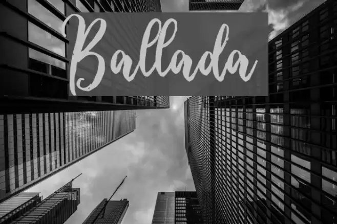 Ballada Font examples