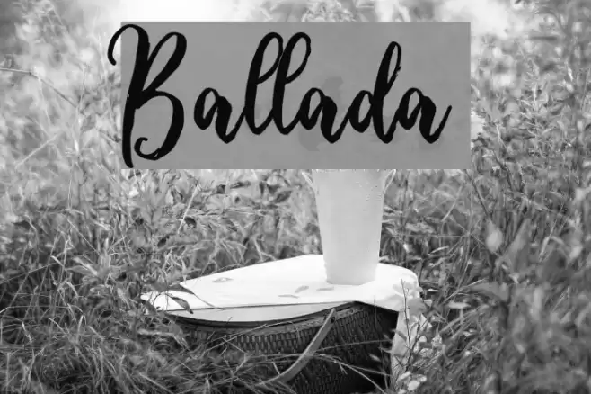Ballada Font examples