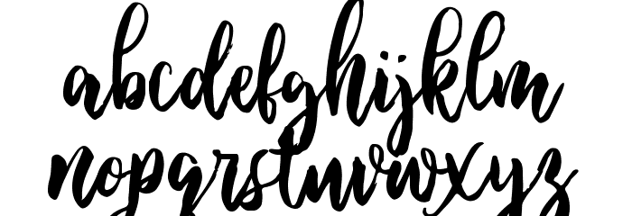 Ballada Font LOWERCASE