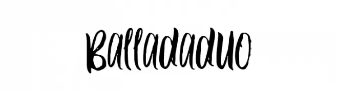 Balladaduo  Frei Schriftart Herunterladen