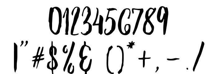 Balladaduo Font OTHER CHARS
