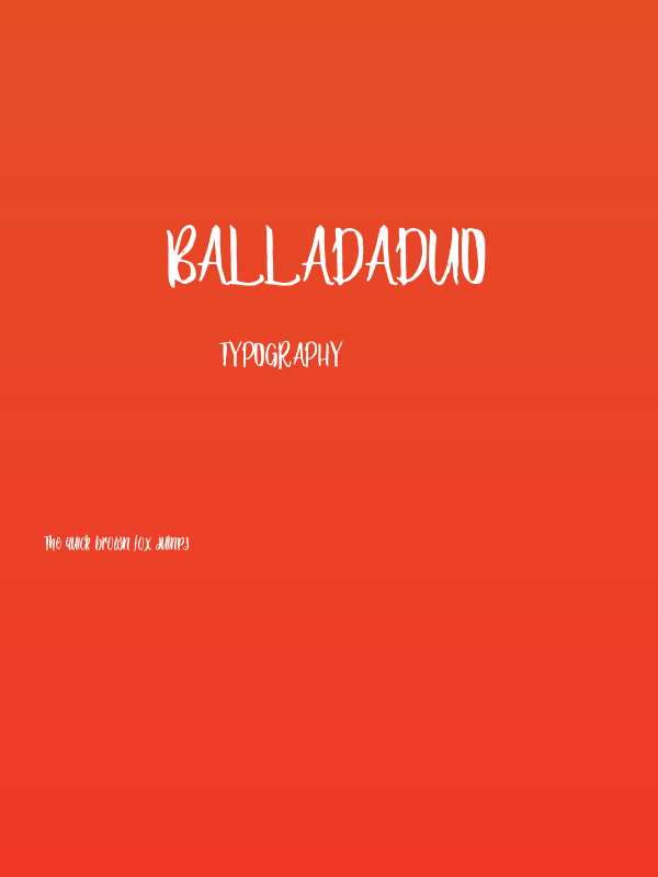 Balladaduo Poster