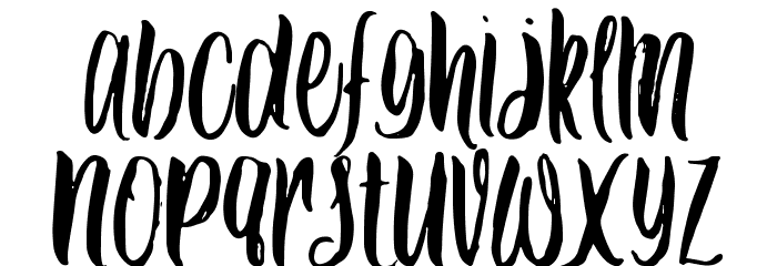 Balladaduo Font LOWERCASE