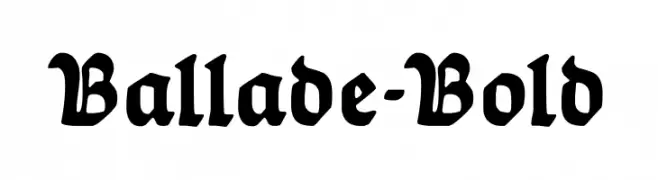 Ballade-Bold  Скачать бесплатные шрифты