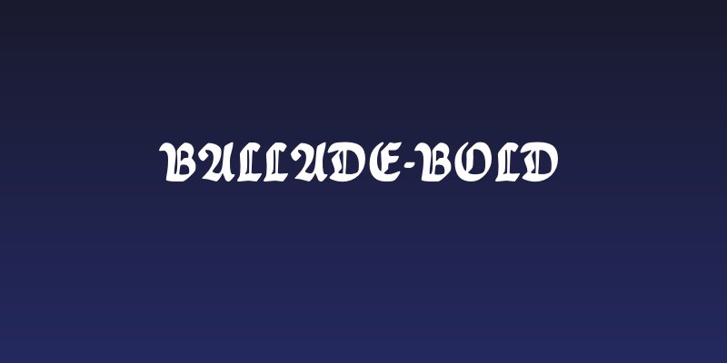 Ballade-Bold Social Header