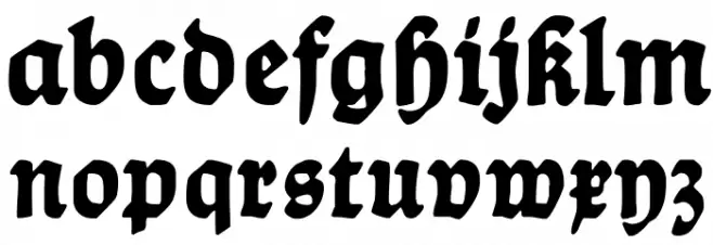 Ballade-Bold फ़ॉन्ट लोअरकेस