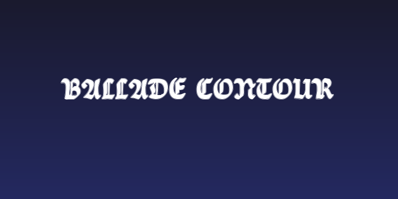 Ballade Contour Social Header