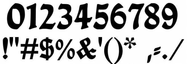 Ballade UNZ1 Alt Bold Font OTHER CHARS