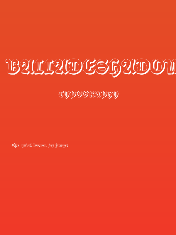 BalladeShadow Poster