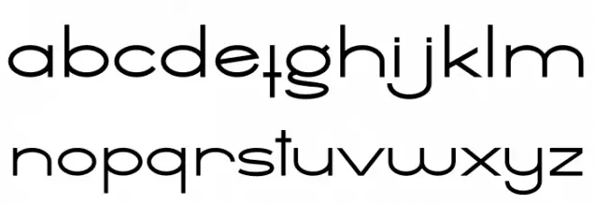 Ballado Schriftart Kleinbuchstaben
