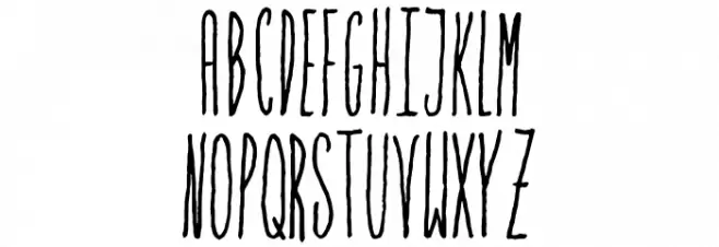 BalladofaThinMan-Regular Schriftart Groß