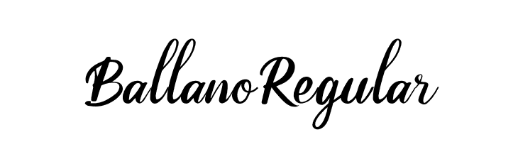 BallanoRegular  Descarca Fonturi Gratis