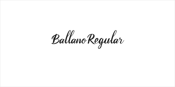 BallanoRegular Logo
