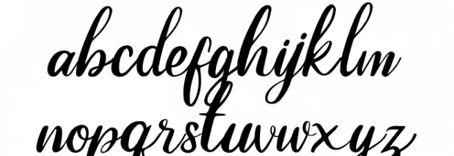 BallanoRegular Font LOWERCASE