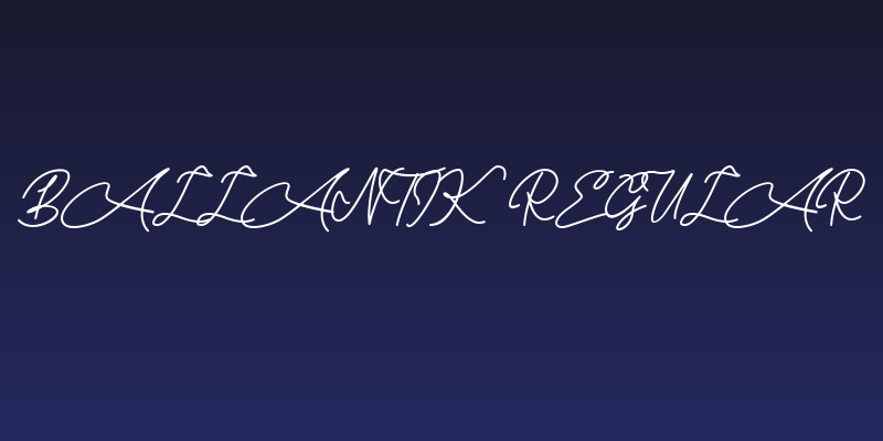 Ballantik Regular Social Header