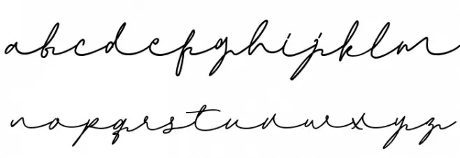 Ballantik Regular Font LOWERCASE