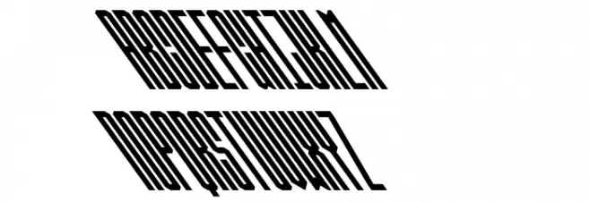 Ballbase MegaUltraBackslanted Font Litere mari