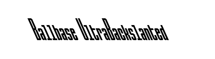 Ballbase UltraBackslanted Fonte