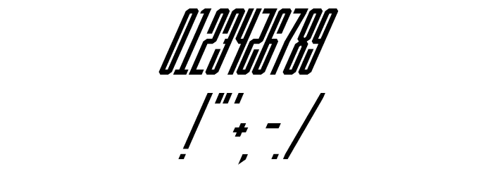 Ballbase UltraItalic Font OTHER CHARS