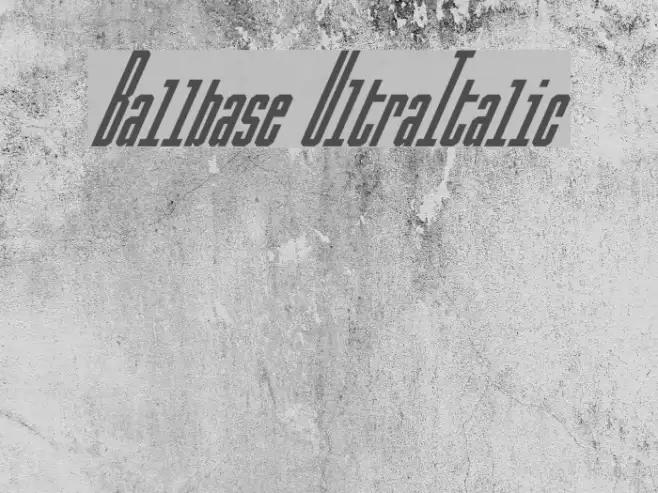 Ballbase UltraItalic Example 2