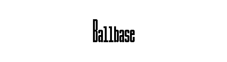 Ballbase  नि: शुल्क फ़ॉन्ट्स डाउनलोड