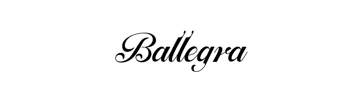 Ballegra फ़ॉन्ट