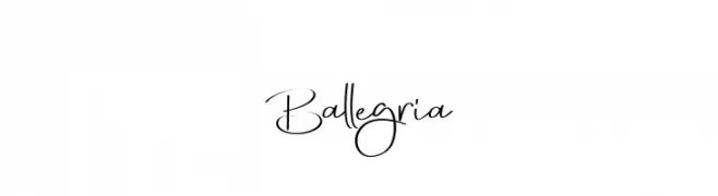Ballegria  免费字体下载