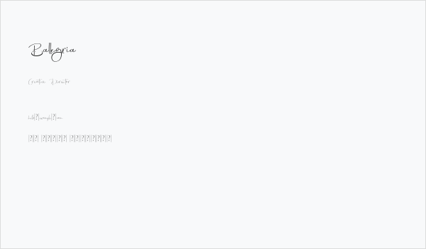 Ballegria Business Card