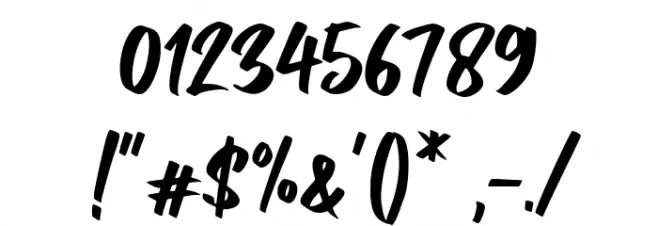 Balleho Font OTHER CHARS