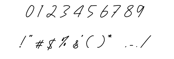 Ballenthing Font OTHER CHARS