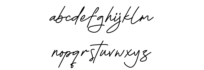Ballenthing Font LOWERCASE