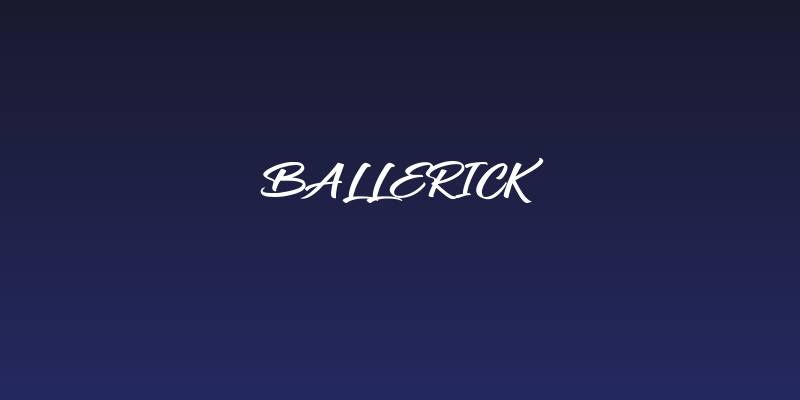 Ballerick Social Header