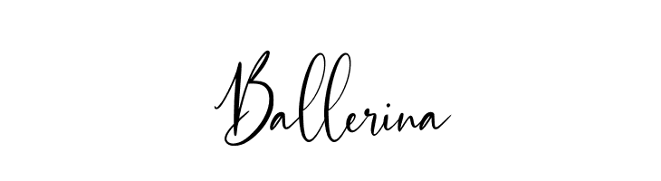 Ballerina  Скачать бесплатные шрифты