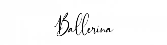 Ballerina  تنزيل الخطوط