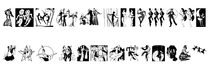 BallerinasNPartners Font LOWERCASE
