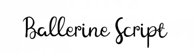 Ballerine Script  Fuentes Gratis Descargar