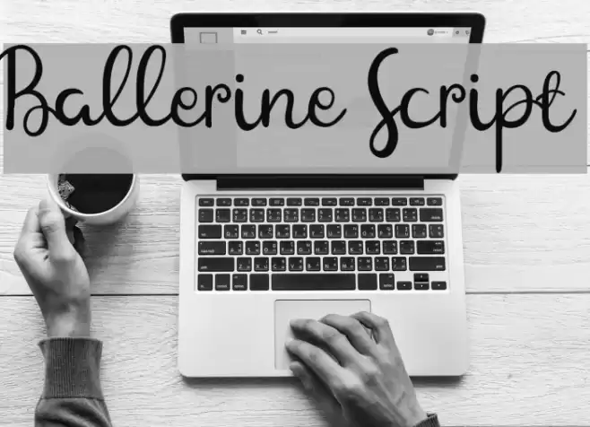 Ballerine Script Font examples