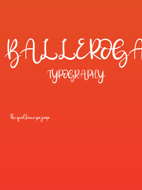 Balleroga Poster