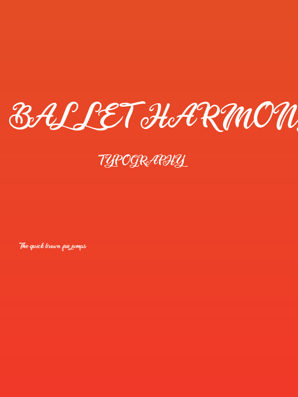 Ballet Harmony Poster