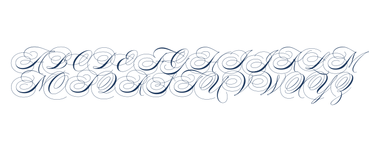 Ballet Regular Uppercase