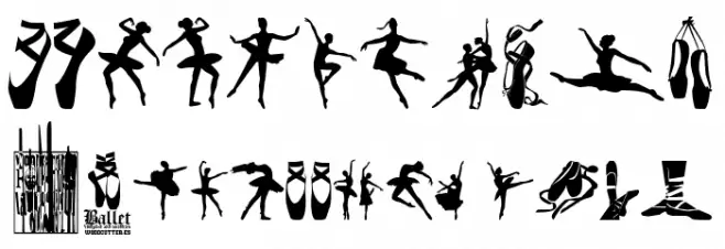Ballet Font OTHER CHARS