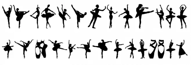 Ballet Caratteri MINUSCOLO