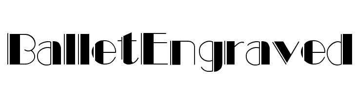BalletEngraved Schriftart