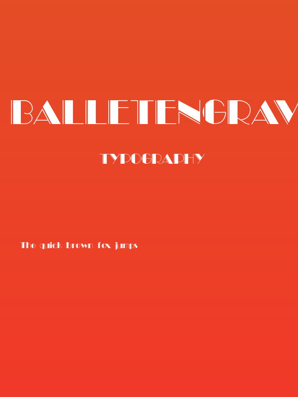 BalletEngraved Poster