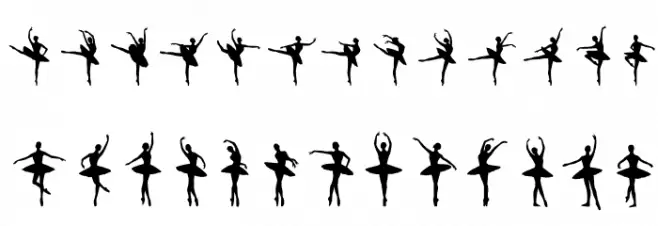 Ballet फ़ॉन्ट लोअरकेस