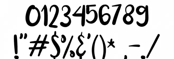 Ballete Font OTHER CHARS