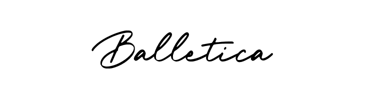 Balletica  नि: शुल्क फ़ॉन्ट्स डाउनलोड
